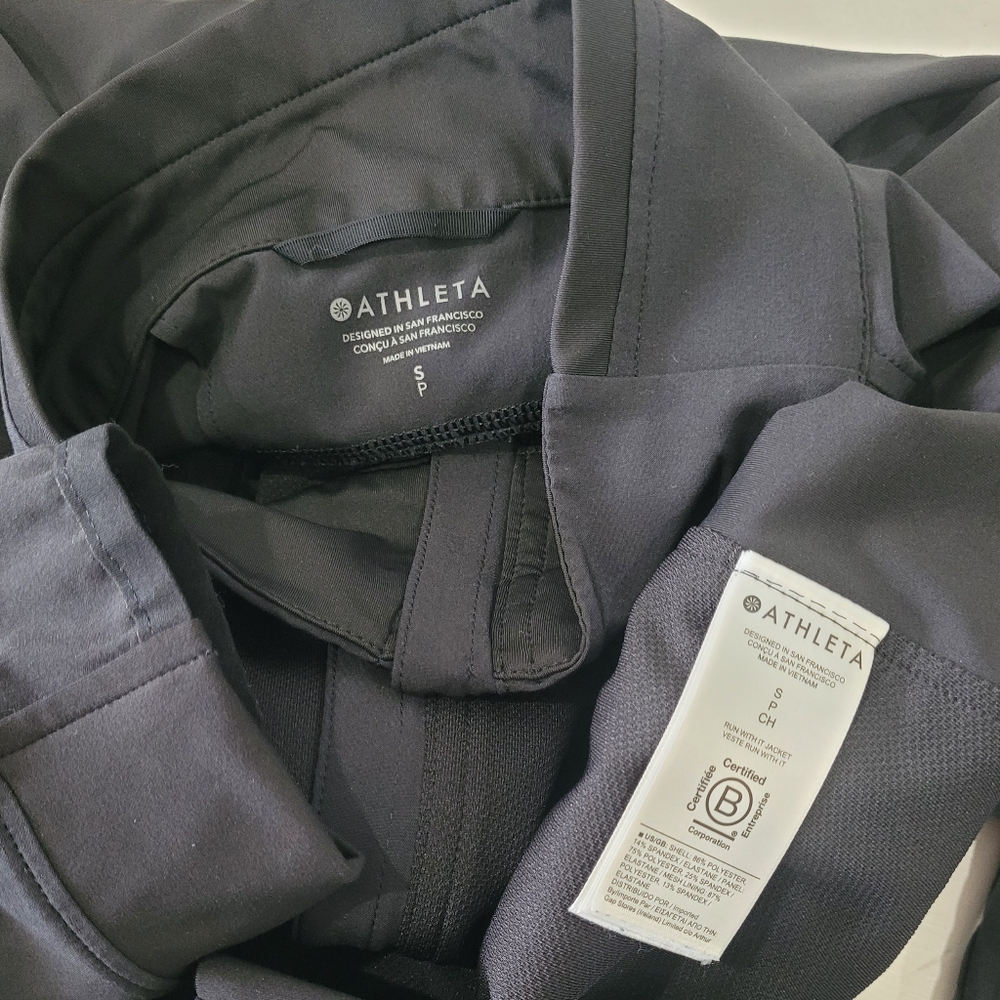 Athleta Run With It Jacket, BLACK SIZE S - Picture 11 of 15